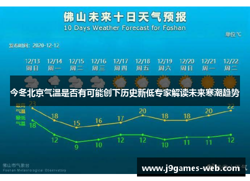 今冬北京气温是否有可能创下历史新低专家解读未来寒潮趋势